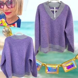 Lululemon Alpaca-wool blend V-Neck Sweater